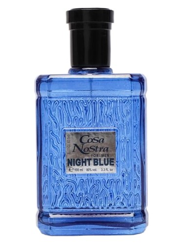 Frasco de Cosa Nostra Night Blue, de Paris Line Parfums