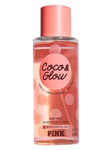 Frasco de Coco & Glow, de Victoria's Secret