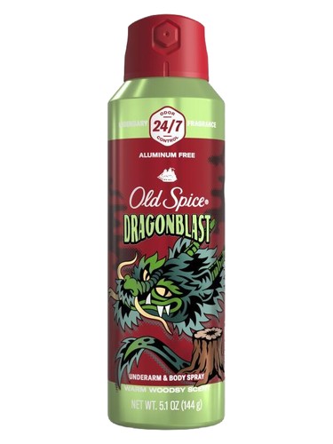 Frasco de Dragonblast, de Old Spice
