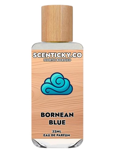 Frasco de Bornean Blue, de SCENTICKY.CO