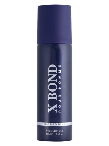 Frasco de X Bond Blue Deo, de Louis Olivier