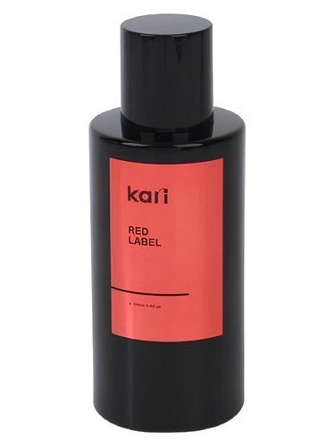 Frasco de Red Label, de kari