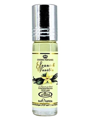 Frasco de Spanish Vanilla Concentrated Perfume Oil, de ALREHAB PERFUMES