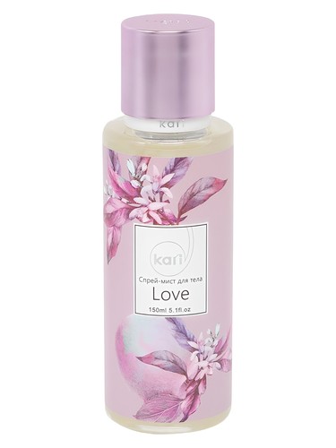 Frasco de Love Mist, de kari