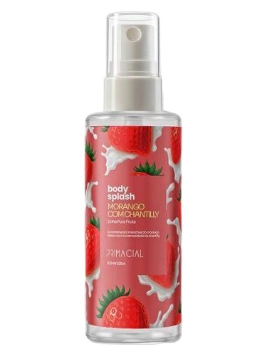 Frasco de Pura Fruta Morango com Chantilly, de Primacial