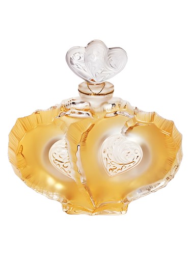 Frasco de Lalique de Lalique Deux Coeurs Crystal Flacon, de Lalique