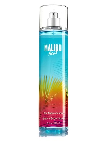 Frasco de Malibu Heat Mist, de Bath & Body Works