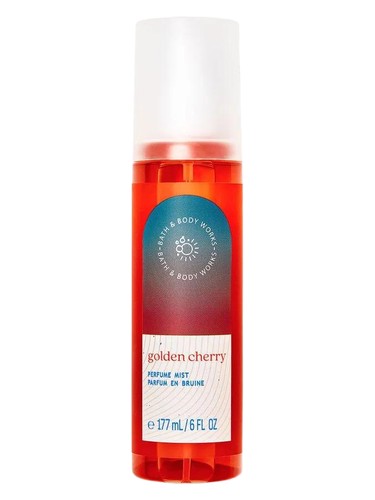 Frasco de Golden Cherry Mist, de Bath & Body Works