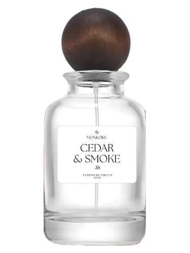 Frasco de Cedar & Smoke, de Monkoku