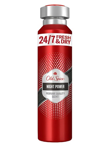 Frasco de Night Power, de Old Spice