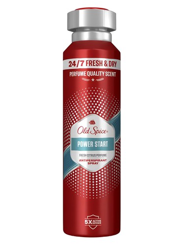 Frasco de Power Start, de Old Spice