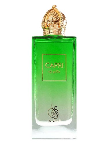 Frasco de Capri, de Arif Perfumes
