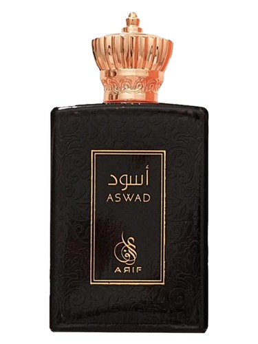 Frasco de Aswad, de Arif Perfumes