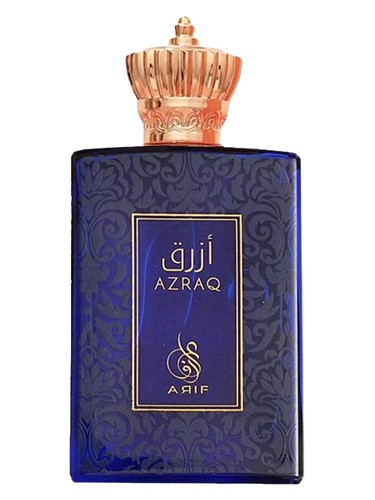 Frasco de Azraq, de Arif Perfumes