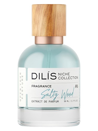 Frasco de #6 Salty Wood, de Dilís Parfum