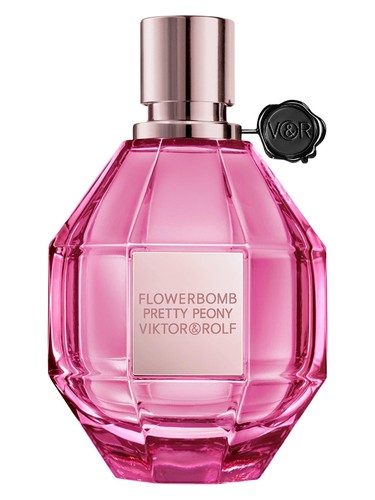 Frasco de Flowerbomb Pretty Peony, de Viktor&Rolf