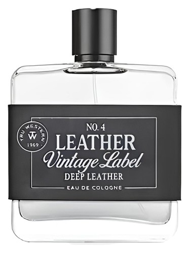 Frasco de Leather Vintage Label Deep Leather No. 4, de Tru Western