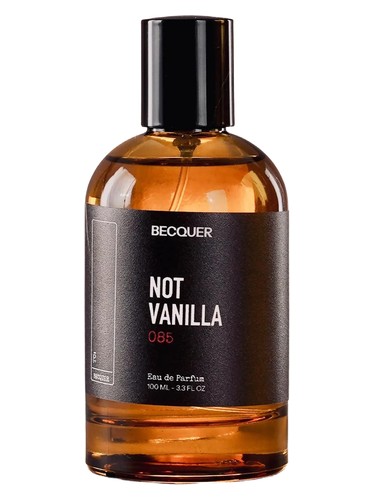 Frasco de Not Vanilla, de Becquer