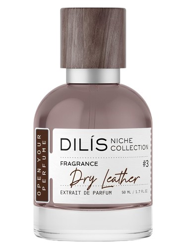 Frasco de #3 Dry Leather, de Dilís Parfum