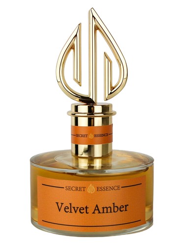 Frasco de Velvet Amber, de Secret Essence