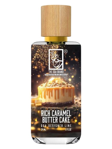 Frasco de Rich Caramel Butter Cake, de The Dua Brand