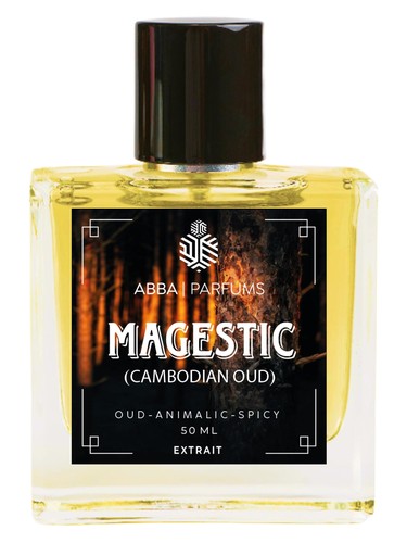 Frasco de Magestic (Cambodian Oud), de ABBA Parfums