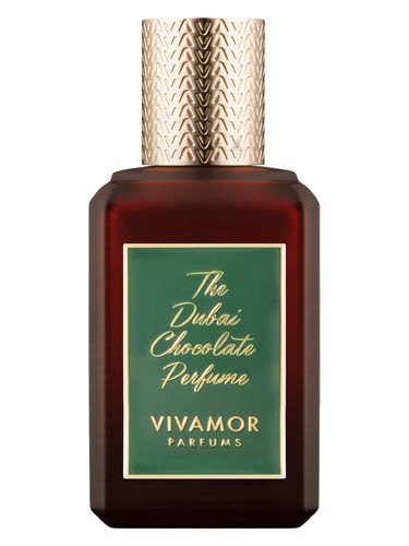 Frasco de Dubai Chocolate Perfume, de Vivamor Parfums