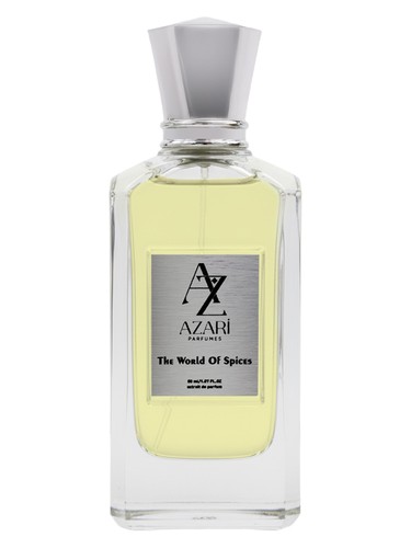 Frasco de The World of Spices, de Azari Parfumery