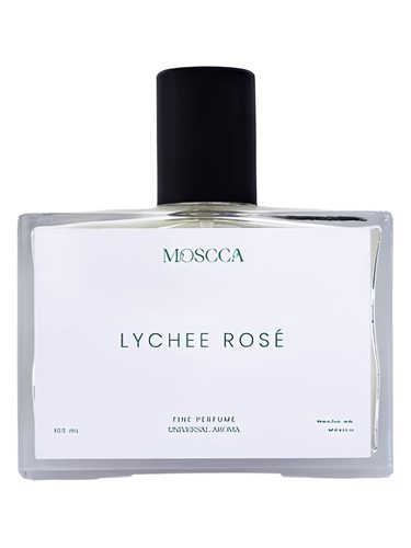 Frasco de Lychee Rosé, de Moscca