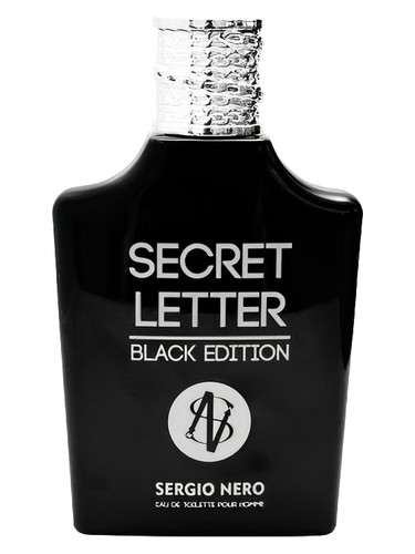 Frasco de Secret Letter Black Edition, de Sergio Nero