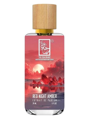 Frasco de Red Night Amber, de The Dua Brand