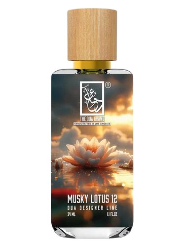 Frasco de Musky Lotus 12, de The Dua Brand