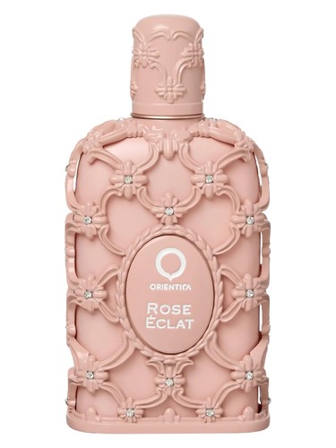 Frasco de Rose Éclat, de Orientica Premium