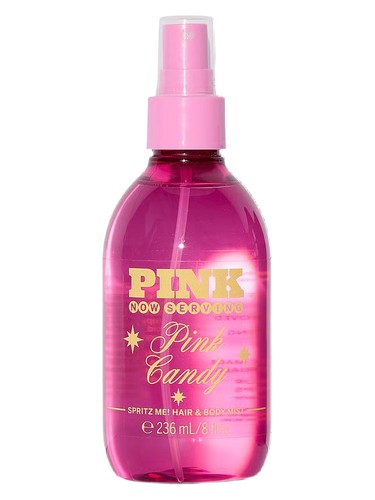 Frasco de Pink Candy Hair and Body Mist — Victoria's Secret