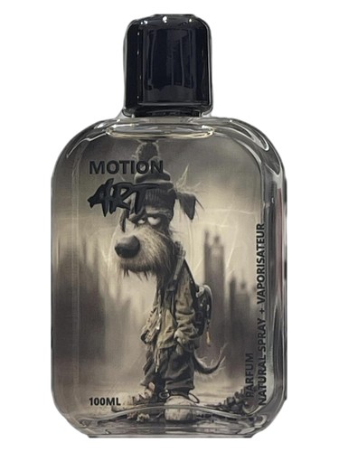 Frasco de Motion, de ART Perfume