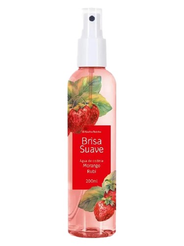 Frasco de Brisa Suave Morango Rubi, de Abelha Rainha
