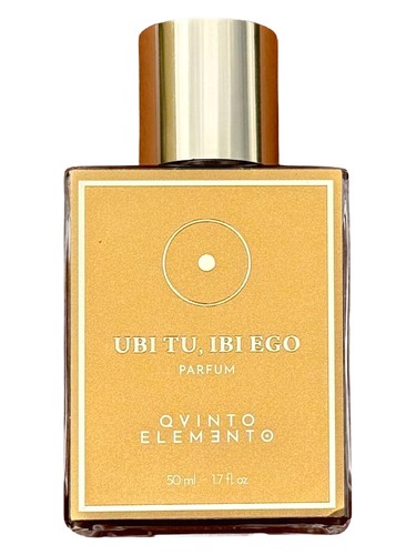 Frasco de UBI TU, IBI EGO — QVINTO ELEMENTO