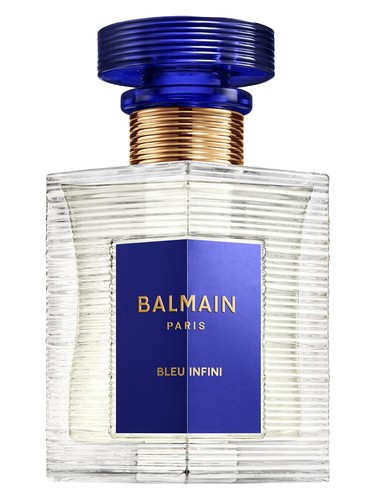 Frasco de Bleu Infini, de Balmain Beauty