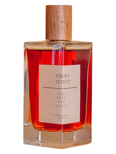 Frasco de #40 Rose Oud Vanilla, de Yerwa Secrets