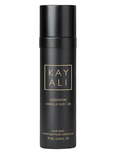 Frasco de Oudgasm Vanilla Oud | 36 Hair Mist, de Kayali Fragrances