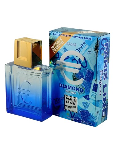 Frasco de Euro Diamond, de Paris Line Parfums