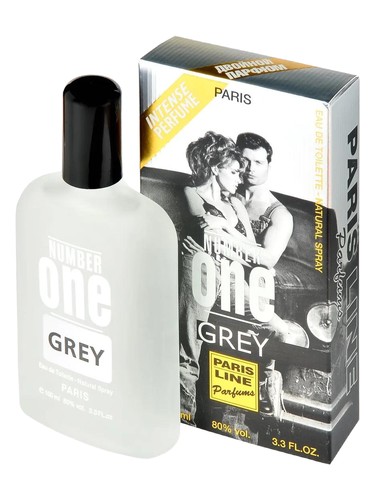 Frasco de Number One Grey, de Paris Line Parfums