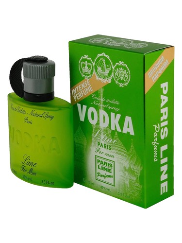 Frasco de Vodka Lime, de Paris Line Parfums