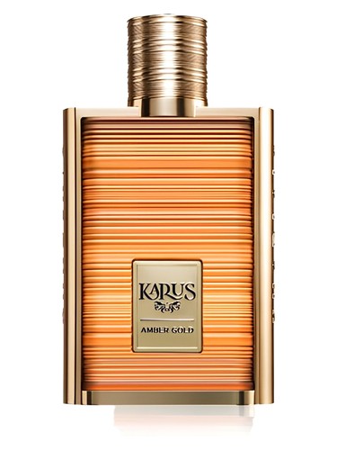 Frasco de Karus Amber Gold, de Khadlaj Perfumes