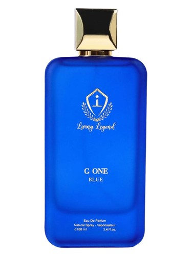 Frasco de Living Legend G One Blue, de Bellissimo Perfumes