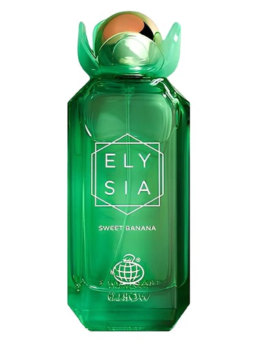 Frasco de Elysia Sweet Banana, de Fragrance World