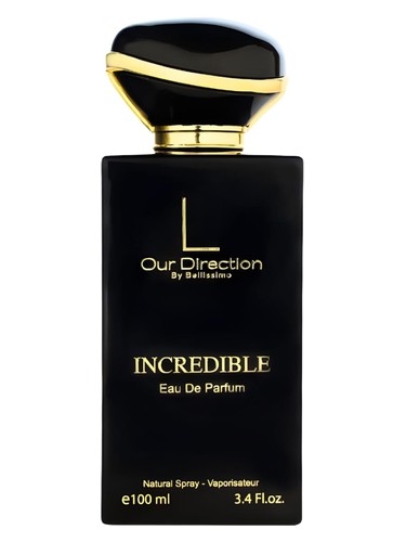 Frasco de Our Direction Incredible, de Bellissimo Perfumes