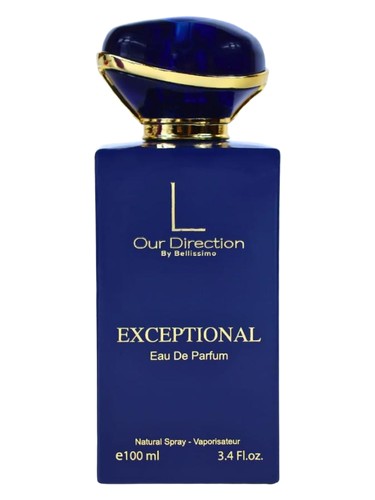 Frasco de Our Direction Exceptional, de Bellissimo Perfumes