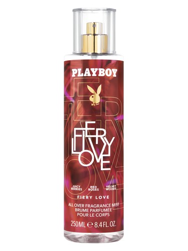 Frasco de Fiery Love Body Mist, de Playboy