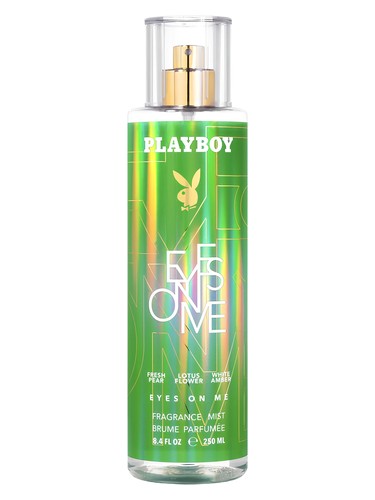 Frasco de Eyes On Me Body Mist, de Playboy
